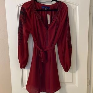 Blue Rain Long Sleeve Dress